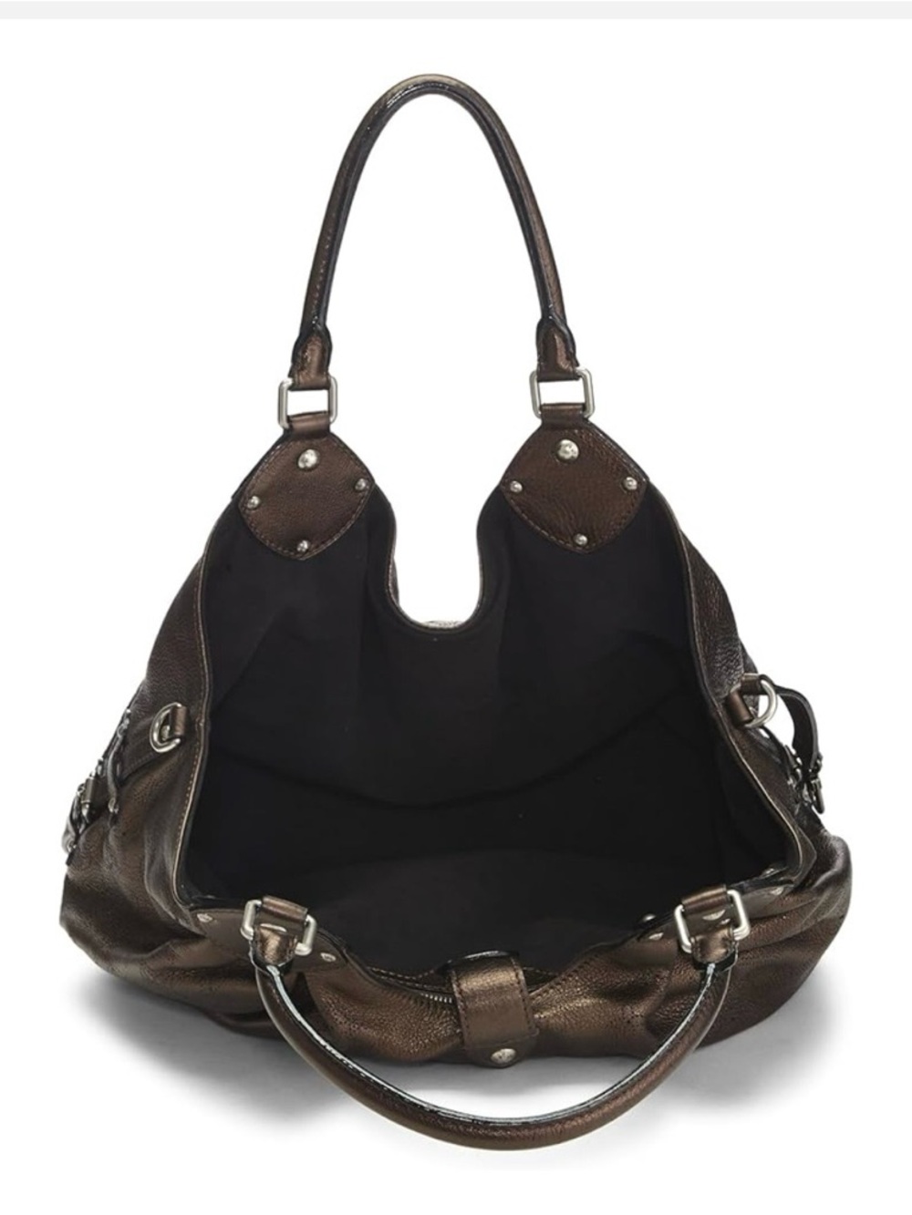 Louis Vuitton Metallic Bronze Pebbled Leather Hobo - Picture 5 of 5